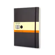 Moleskine Classic Ruled Soft Cover Notebook Office/Student Journal XL Black