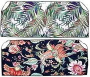 [2PCE] Summer Splash Crossover Wrap Towels for Beach, Fashionable and Functional Wrap for The Beach, Ideal for Pool & Water Activities - Adult Size (Multicoloured, Flower & Feather Designs)