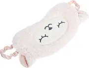 Light Blocking Eye Mask Sheep Shaped Travel Sleep Mask with Elastic Strap Comfortable Night Mask for Total Darkness for Home Go Use