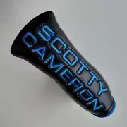 SCOTTY CAMERON BLACK AND BLUE BALLISTIC PUTTER COVER