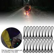 20Pcs Backpack Zipper Puller GlowintheDark AntiLost For Outdoor FA