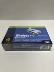NEW Linksys Wireless-G PrintServer USB 1.1 or 2.0 WPS54G 2.4GHz 802.11g Sealed