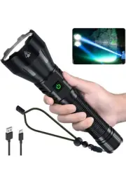 Rechargeable Flashlights High Lumens, 990000 Lumens Super Bright Flashlight