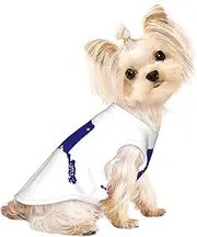 Alaska state Flag Map print Dog Shirts for Small Dogs Stretchy T-Shirts Lightweight Tank Top Sleeveless Striped Vest