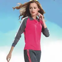 在飛比找momo購物網優惠-【日本 Kawasaki】女版吸濕排汗長POLO衫(桃紅)