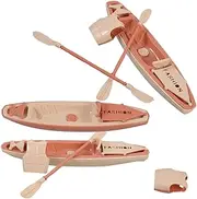 SOPOTUTU 1 Set Plastic Canoe Model Rustic Boat Decor for Home Office Tabletop Ornament Chic Creative Desktop Canoe Decoration