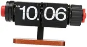 Yajuyi Digital Flip Down Clock,Automatic Page Turning Clock,Flip Table Clock,Mechanical Flip Clock for Cafe