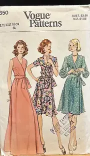 Vogue Patterns 8850 Size 12 Dress Sewing Patterns
