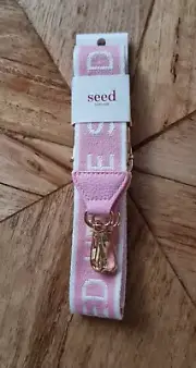 Seed Heritage - Girls Logo/Branded Crossbody Bag Strap - Pink RRP $19.95