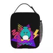 c628 Gay Tye Dye Furby Relaxed Fit Lunch Bags Insulated Lunch Tote Portable Bento Box Resuable Picnic Bags for Woman Work Kids School k628