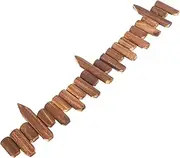 PAMINGONO Garden Lawn Fence Ornamental Wooden Edging for Landscaping Durable and Sturdy Panel Border for Backyard and Garden Easy to Install for Garden Beds and Plant Protection