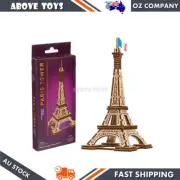 Ukraine Made Ugears Paris Eiffel Tower 3D Wooden Puzzle DIY Mini Model Kit