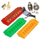 Pheasant Feeding Bucket Chicken Feed Trough Poultry Ground Feeder Bird Feeder