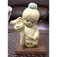 在飛比找蝦皮購物優惠-日本 陶瓷 娃娃 人偶 和服 小型陶瓷娃娃 已稍有年代 日本
