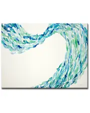 Ready2HangArt Flow Wrapped Canvas Wall Art by Norman Wyatt