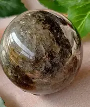 Grey Aventurine Reiki Stone Polished Crystal Sphere Ball