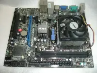 在飛比找Yahoo!奇摩拍賣優惠-MSI 760GM-P33主機板 + AMD Athlon 