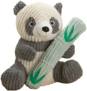 PATCHWORKPET PWP02326 Playful Pairs Panda 15" Dog Puppy Play Toy Plush Pearl