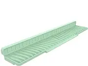 Splash Draining Mat, Farmhouse Kitchen Mat, Foldable Drainage Pad for Kitchen, Bathroom, Laundry Room, and Rv, 22.8X 4.9 Inches Size, Sturdy Silicone Material, Versatile Use
