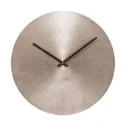 SSH COLLECTION Vivienne 60cm Wide Round Wall Clock - Nickel