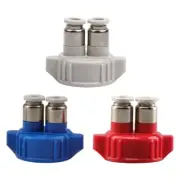 FishTank Live Plant Reactor Aquarium CO2 System Pro Tube Valves Guage Bottle Cap