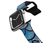 Apple Watch Series 7-9 (41mm) Impact Band Pastel mermaid scales