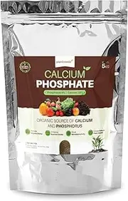 Plant Needs Calcium Phosphate 5 kg | Guano Fertiliser | Dicalcium Phosphate | Plant Fertiliser | High Phosphate Fertiliser | Calcium and Phosphorus Fertiliser