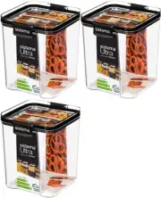 3 Pack Sistema Ultra Tritan Container 920ML Plastic Food Storage