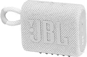 JBL Go 3, Original JBL Pro Sound, Bold Style and Ultra-Portable Design, IP67 Waterproof and dustproof, Wireless Bluetooth Streaming, 5 Hours of Playtime, White