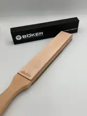 H. Boker Streich-Riemen Leather Razor Strop with Slate Stone