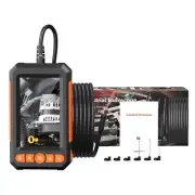 Black 5M/16.4Ft Industrial Endoscope-1080P HD 4.3in Screen Borescope Camera LED
