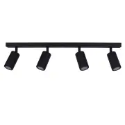 Outdoor Adjustable Bar Spot Light - 4 Heads - GU10 - Matte Black