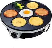 Electric Crepe Maker 1200W Non Stick Pancake Machine, with Temperature Control Indicator Lights Electric Cake Maker(220V)