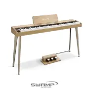 Donner DDP-60 88-Key Semi-Weighted Wooden Upright Digital Piano for Beginner