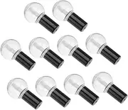 VICASKY Refillable Lip Gloss Bottles 10pcs Empty Lip Gloss Tubes for Diy Cosmetics Plastic
