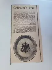 New Spode Imperial Plate of Persia 1971 With Certificate - Excellent Condition