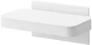 Magnet with lid plastic bag holder white W18×D10.5×H8cm tower simple trash can t