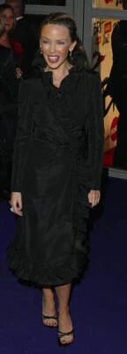 Kylie Minogue arrives at 2002 Brit Awards in Earls Court on Februa- Old Photo 2
