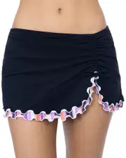 Profile by Gottex Tricolored Solid Side Slit Bottom