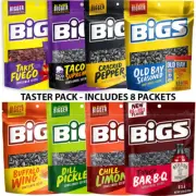 Bigs Sunflower Seeds 5.35 oz - Taster 8 Pack