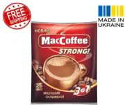 MacCoffee Strong Coffee 3in1 Cappuccino Instant Coffee (Sachets Bags x 16g)