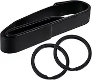 [SUPVOX] Key Chain Belt Buckle Waist Belt Buckle Belt Key Holder Strap with Buckle Hooks for Keys Lanyard Keychain Key Chain for Keys Key Hook Keychains Key Clip Stainless Steel Black