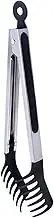 Spaghetti Tongs for Serving Pasta | Heat Resistant Silicone Pasta Tongs,Rust-Proof Food Clip with Long Handle Cooking Tool for Kitchen Veggie Steak Outdoor Parties