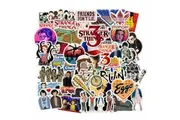 50pcs Stranger Things Fantasy Horror Drama Vinyl Decal Stickers Bomb Laptop
