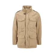 [FAY] FAY Cotton and linen canvas field jacket Man S S Beige