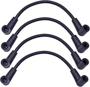 6" Marine Spark Plug Wire Sets 18-8816-1 Compatible with Johnson/Evinrude Outboard 4 Packs