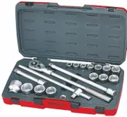 Teng T3418-6 - Socket Set - 3/4" Drive 18 Piece