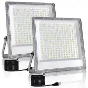 2 Pack 200W LED Flood Light Outdoor, Exterior Flood Lights, Outdoor Flood Lig...