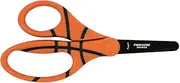 Fiskars Kids Scissors, Basketball, For 6+ Years old, Length: 13 cm, For Right- and Left-handed People, Stainless Steel Blade/Plastic Handles, Orange, 1023912