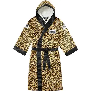 【紐約范特西】現貨 Supreme Everlast Satin Hooded Boxing Robe 拳擊袍 紅/豹紋